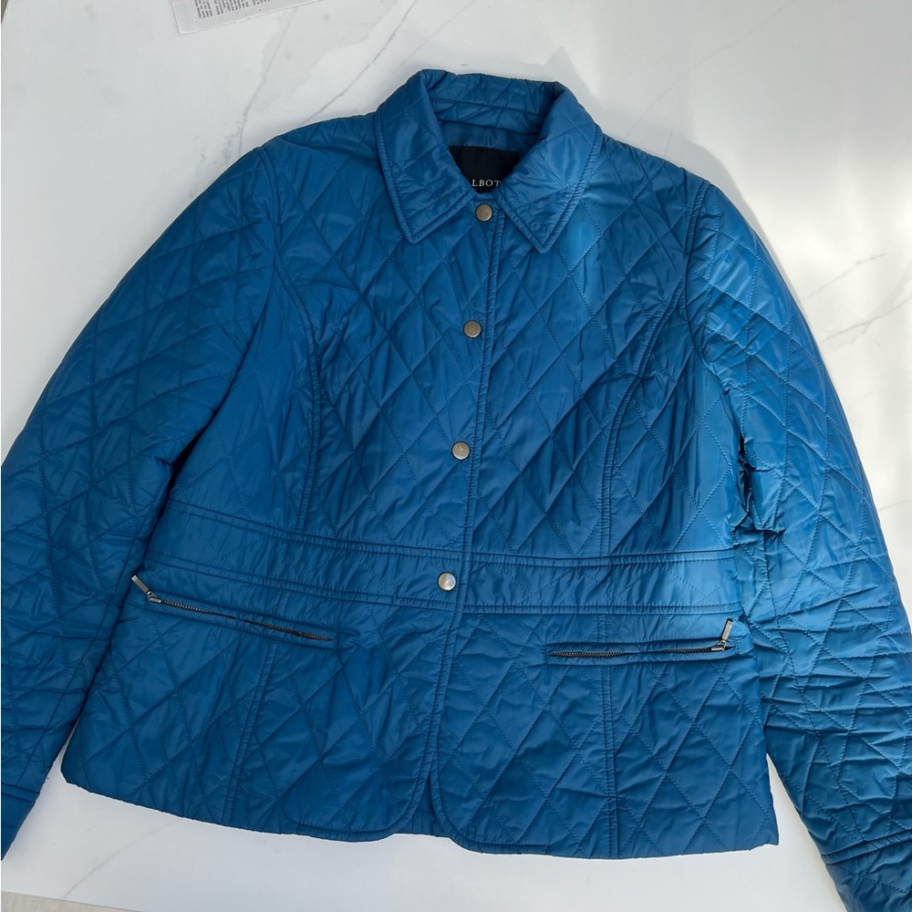 Women's Blue Quilted Jacket